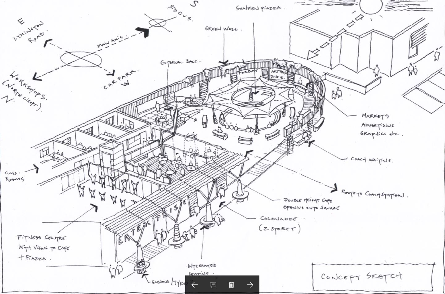 Rooute Sketch 01 – Rud Sawers Architects, Devon